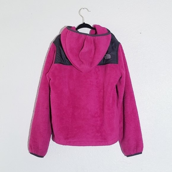 The North Face Kids Oso Fleece Zip Hood Jacket M 10/12 - Picture 3 of 11